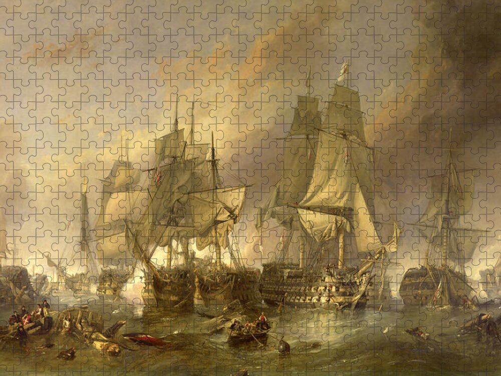 The Battle of Trafalgar Jigsaw Puzzle by Clarkson Frederick Stanfield -  Pixels