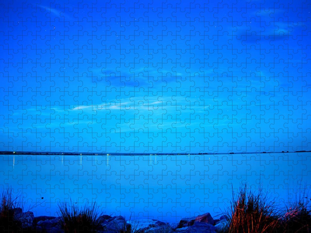 Blue Jigsaw Puzzle featuring the photograph The Blue Hour by James BO Insogna