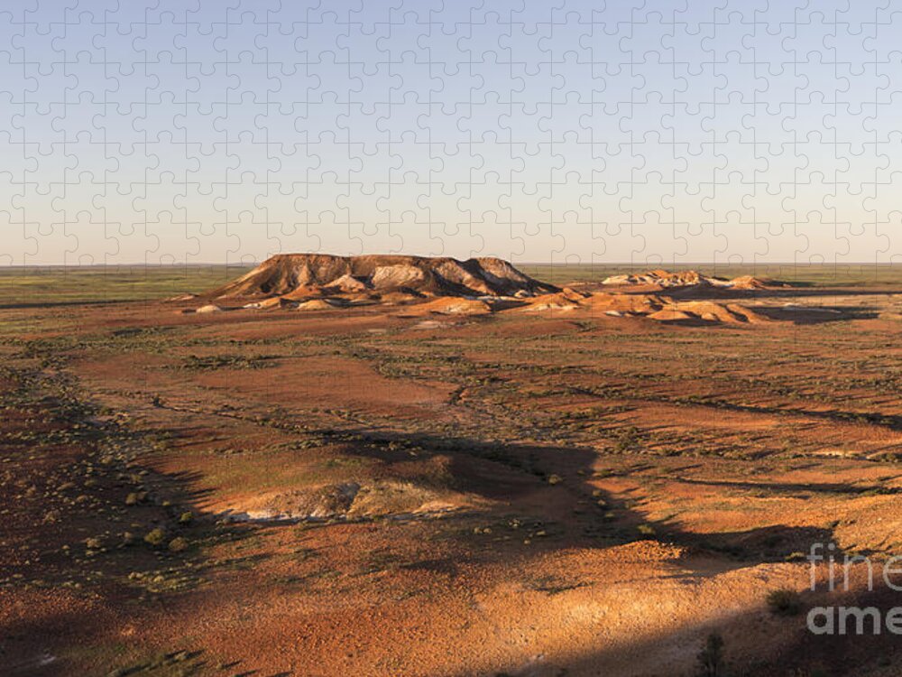 Coober Pedy Jigsaw Puzzle featuring the photograph The Breakaways by Linda Lees