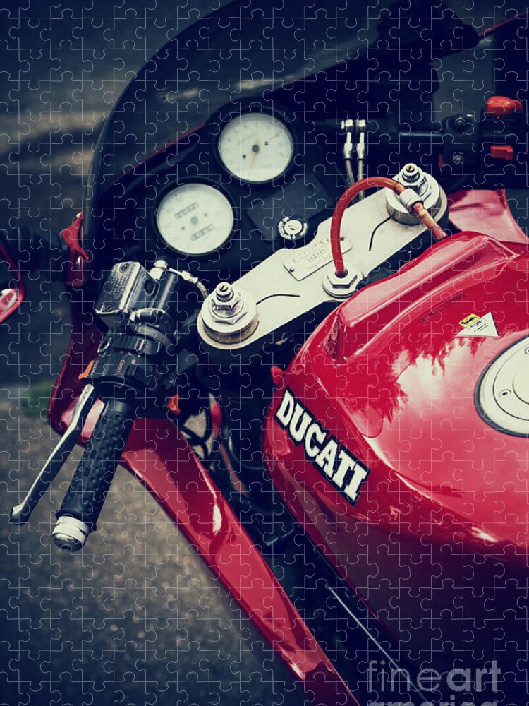 Ducati Jigsaw Puzzle featuring the photograph The Desmo by Tim Gainey