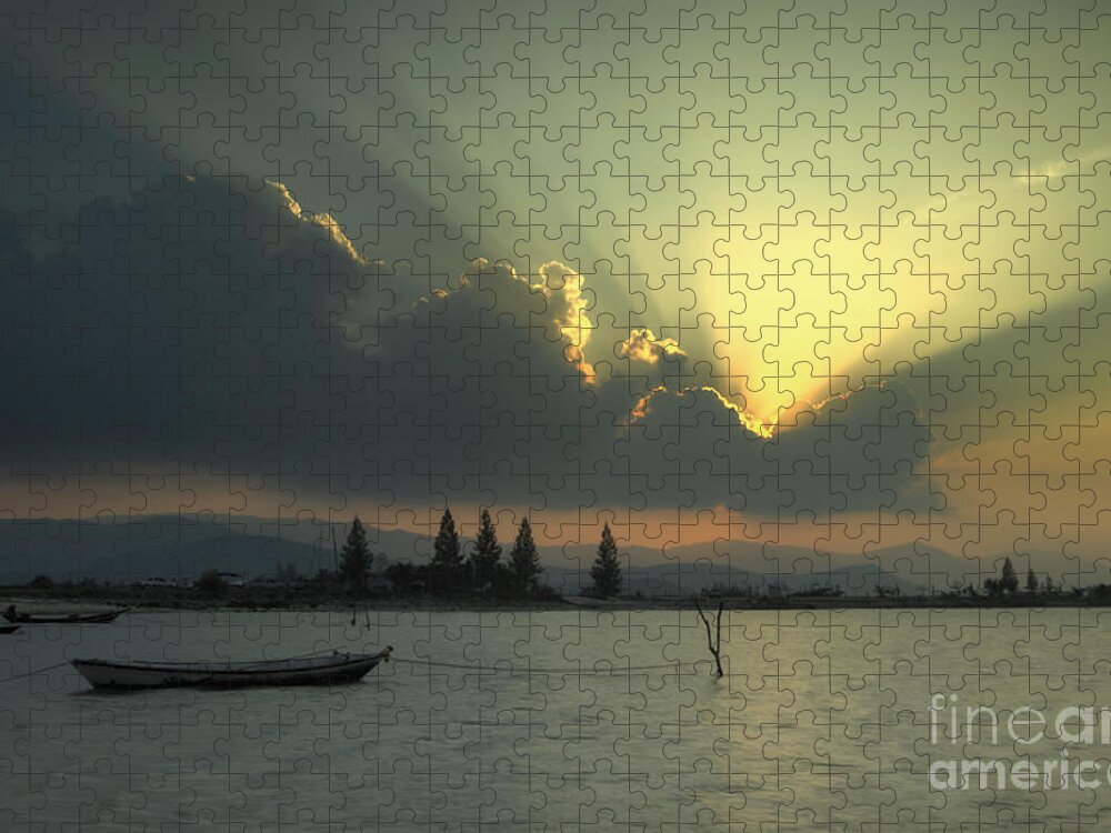 Michelle Meenawong Jigsaw Puzzle featuring the photograph The End Of The Day by Michelle Meenawong
