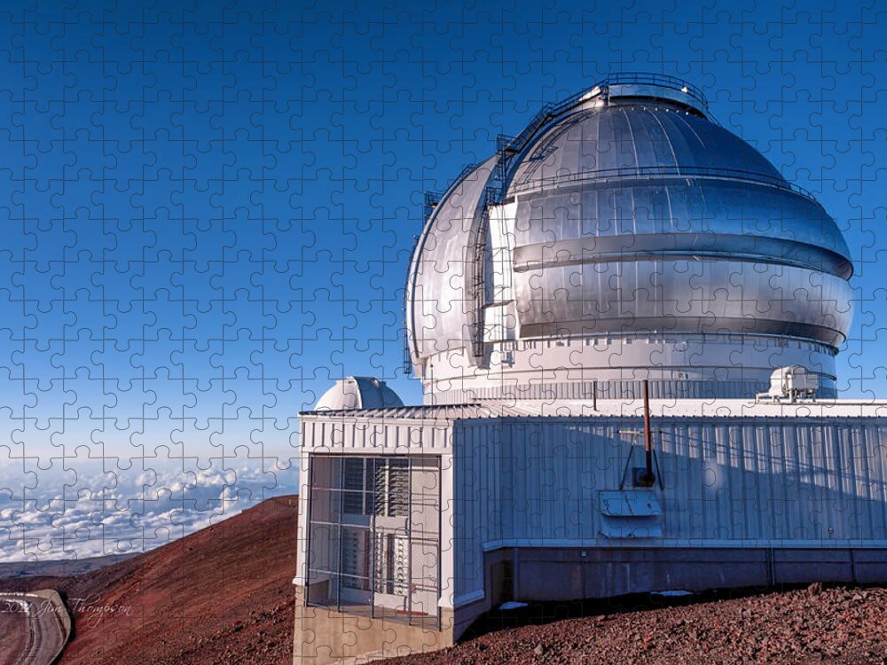 Buildings Jigsaw Puzzle featuring the photograph The Gemini Observatory by Jim Thompson
