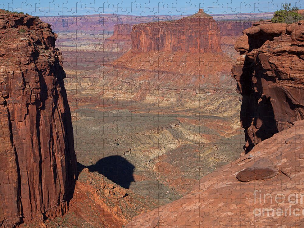 Canyonlands Jigsaw Puzzle featuring the photograph His Eye is on the Sparrow by Jim Garrison