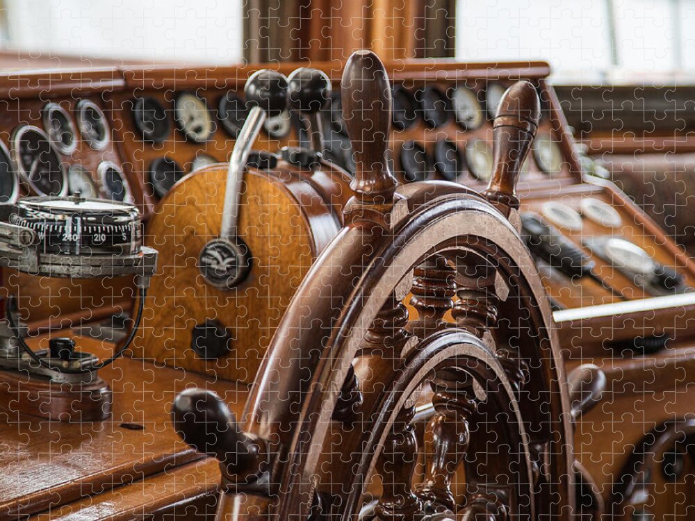 The Helm Jigsaw Puzzle featuring the photograph The Helm by Dale Kincaid