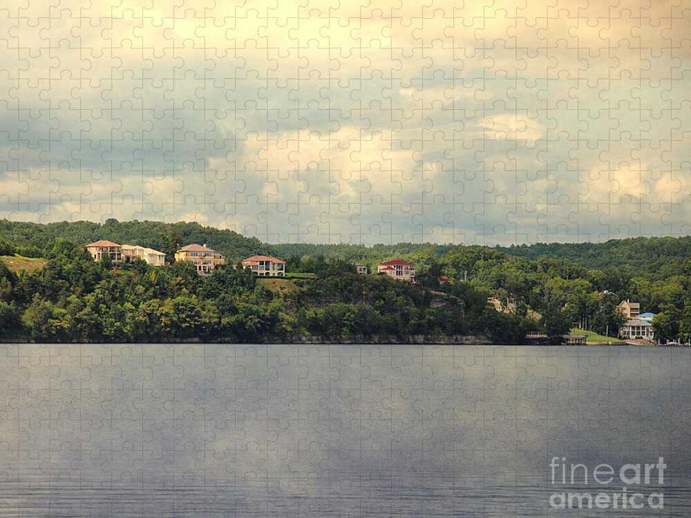Lake Jigsaw Puzzle featuring the photograph The Houses of Pickwick I by Jai Johnson