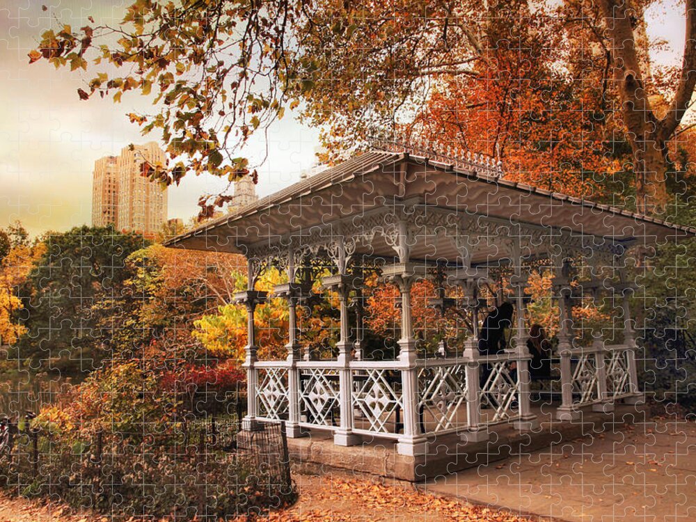 Central Park Jigsaw Puzzle featuring the photograph The Ladies Pavilion by Jessica Jenney