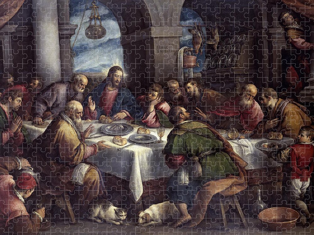 The Last Supper Jigsaw Puzzle by Francesco Bassano - Pixels