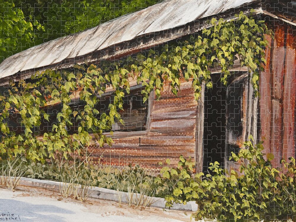General Store Jigsaw Puzzle featuring the painting The Old General Store by Darice Machel McGuire