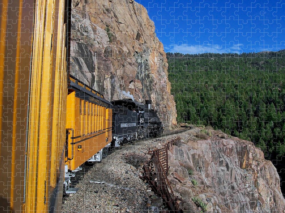 Durango Jigsaw Puzzle featuring the photograph The Ride by Ernest Echols