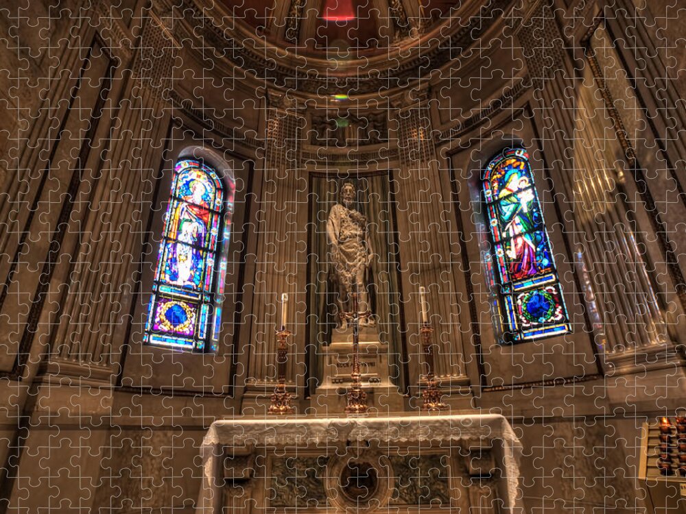 Mn Church Jigsaw Puzzle featuring the photograph Cathedral Of Saint Paul #15 by Amanda Stadther