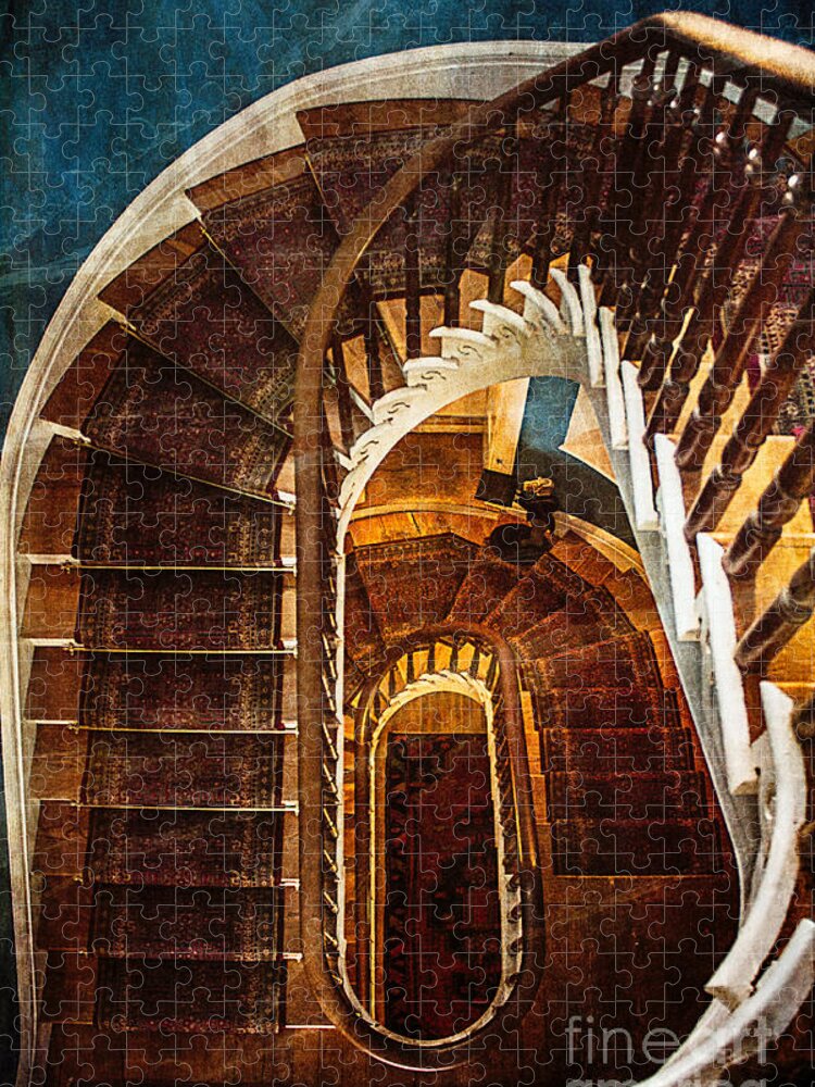 Staircase Jigsaw Puzzle featuring the photograph The Staircase by Arlene Carmel