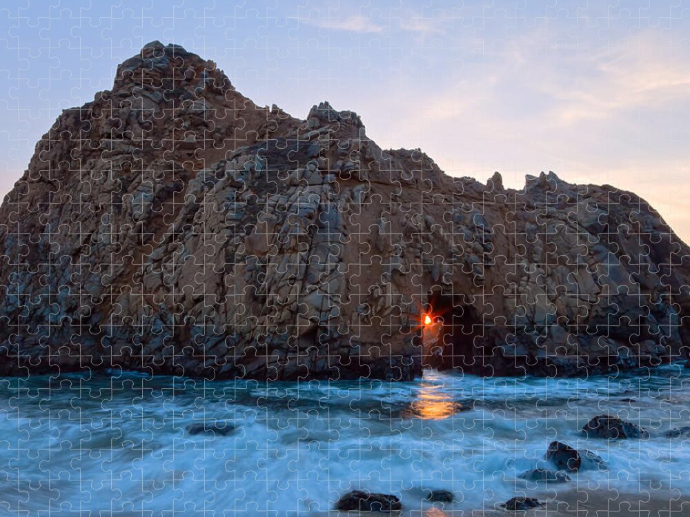Landscape Jigsaw Puzzle featuring the photograph The Star of Pfeiffer by Jonathan Nguyen