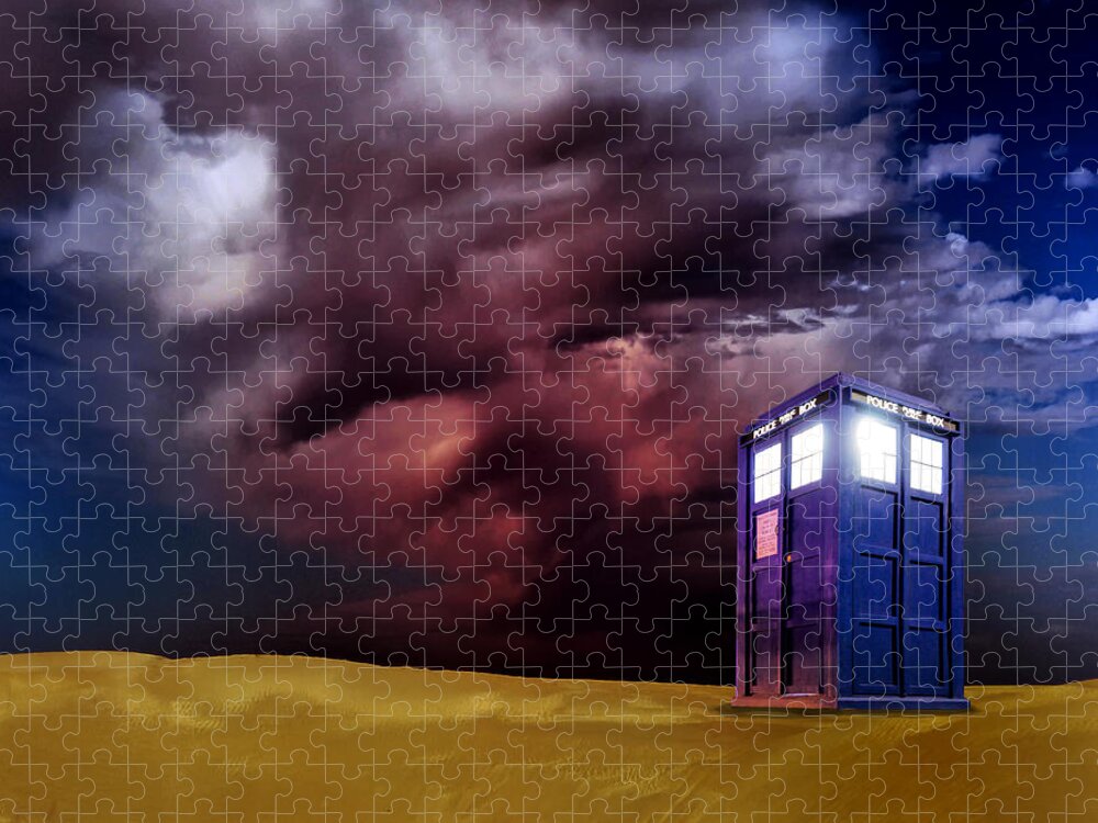 Tardis Jigsaw Puzzle featuring the photograph The Tardis by Dominic Piperata