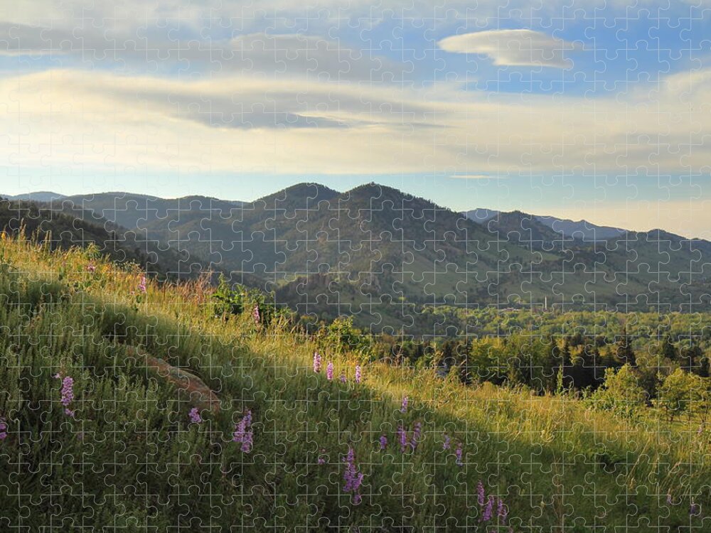 Chautauqua Jigsaw Puzzle featuring the photograph The View from Chautauqua by Scott Rackers