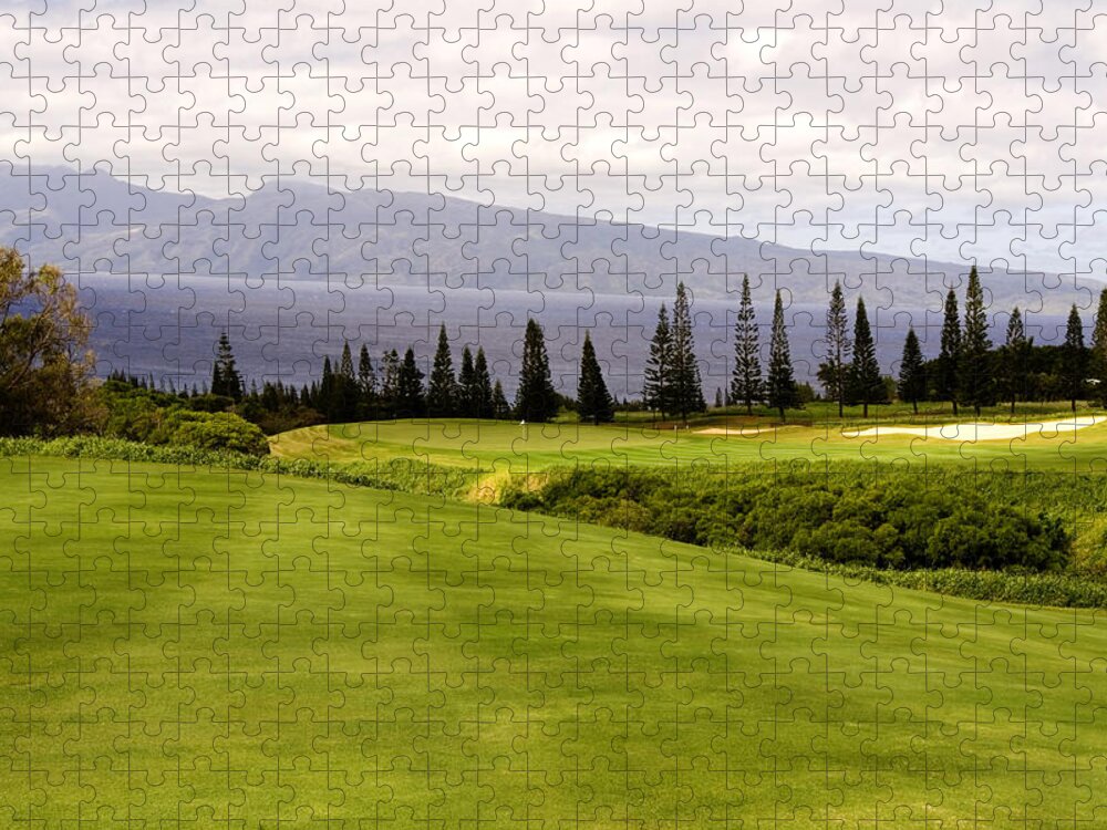 Golf Jigsaw Puzzle featuring the photograph The View by Scott Pellegrin