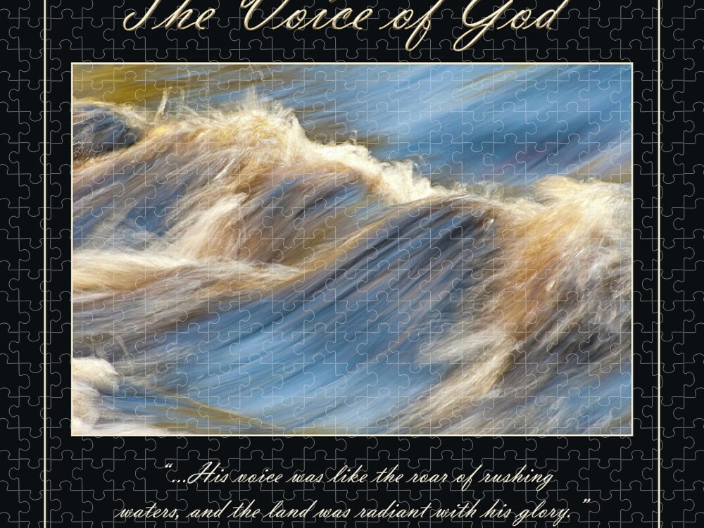 Water Jigsaw Puzzle featuring the photograph The Voice of God by Carolyn Marshall