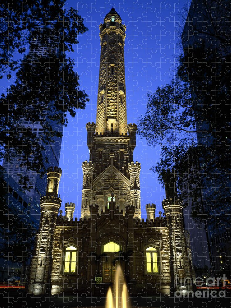 Water Jigsaw Puzzle featuring the photograph The Water Tower by Rafael Macia