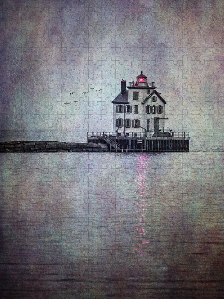 Through The Evening Mist Jigsaw Puzzle featuring the photograph Through The Evening Mist by Dale Kincaid
