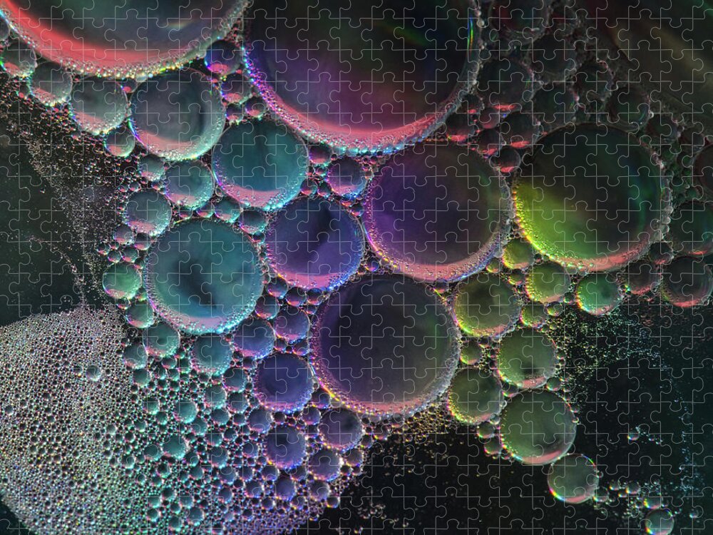 Purple Jigsaw Puzzle featuring the photograph Tiny Bubbles by Nancybelle Gonzaga Villarroya