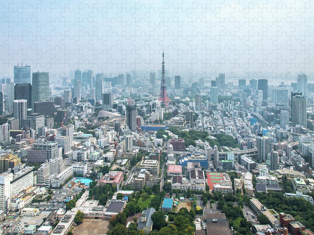 Tokyo Tower Jigsaw Puzzle featuring the photograph Tokyo Tower by Piriya Photography