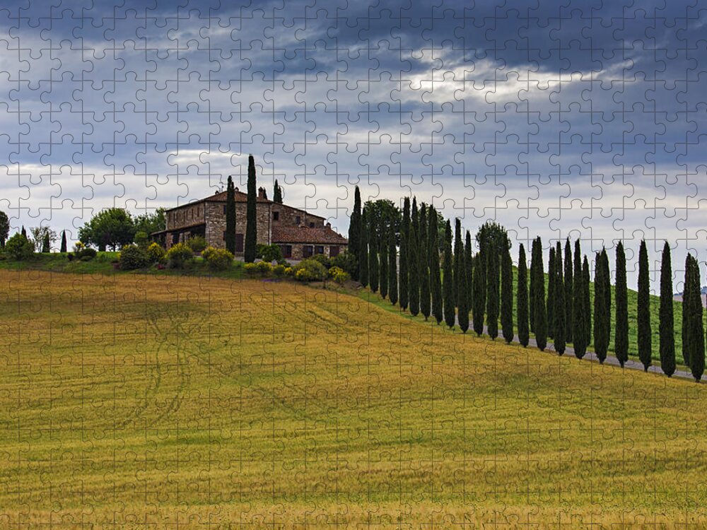 Tuscany Jigsaw Puzzle featuring the photograph Toscana by Mircea Costina Photography