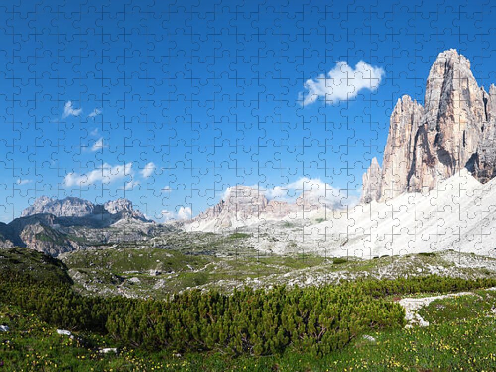 Tre Cime Di Lavaredo Jigsaw Puzzle by Scacciamosche 