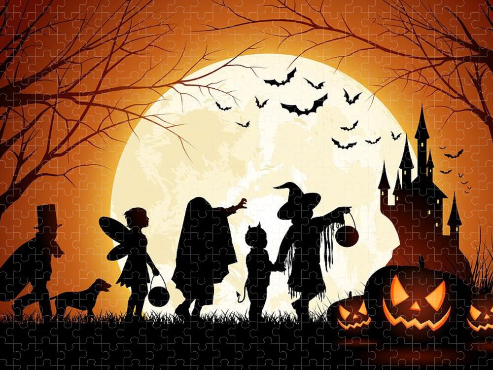 Trick Jigsaw Puzzle featuring the photograph Trick or Treat by Gianfranco Weiss