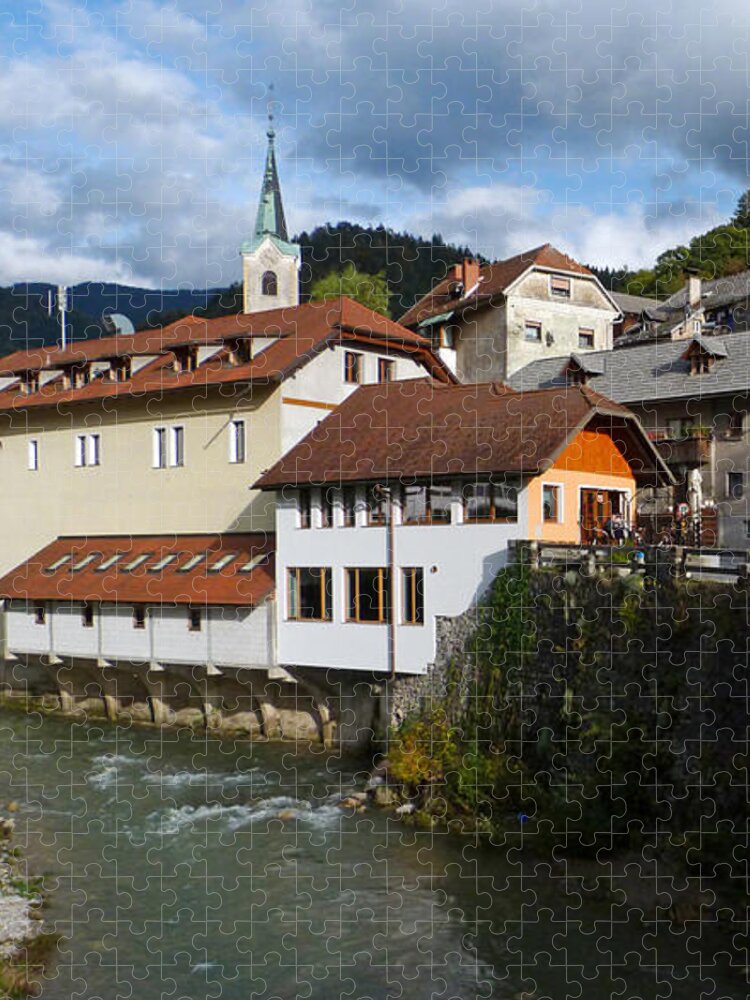 Trzic Jigsaw Puzzle featuring the photograph Trzic - Slovenia by Phil Banks