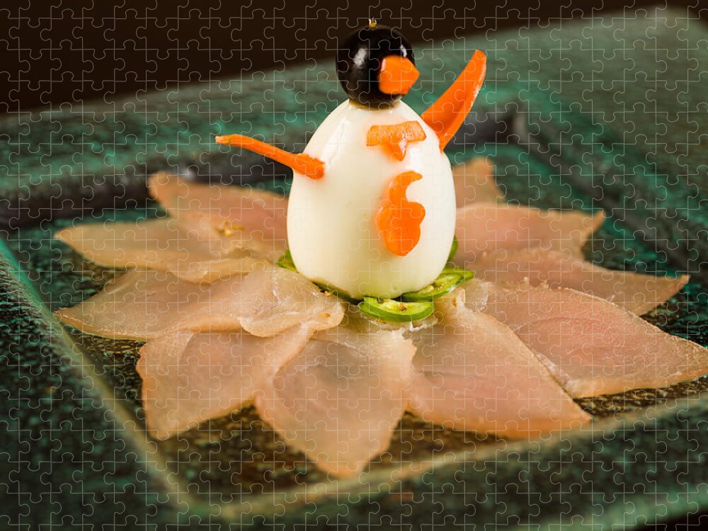 Asian Jigsaw Puzzle featuring the photograph Tuna Appetizer by Raul Rodriguez