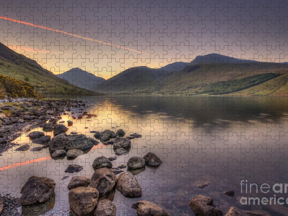 Wasdale Jigsaw Puzzle featuring the photograph Twilight Me by Evelina Kremsdorf