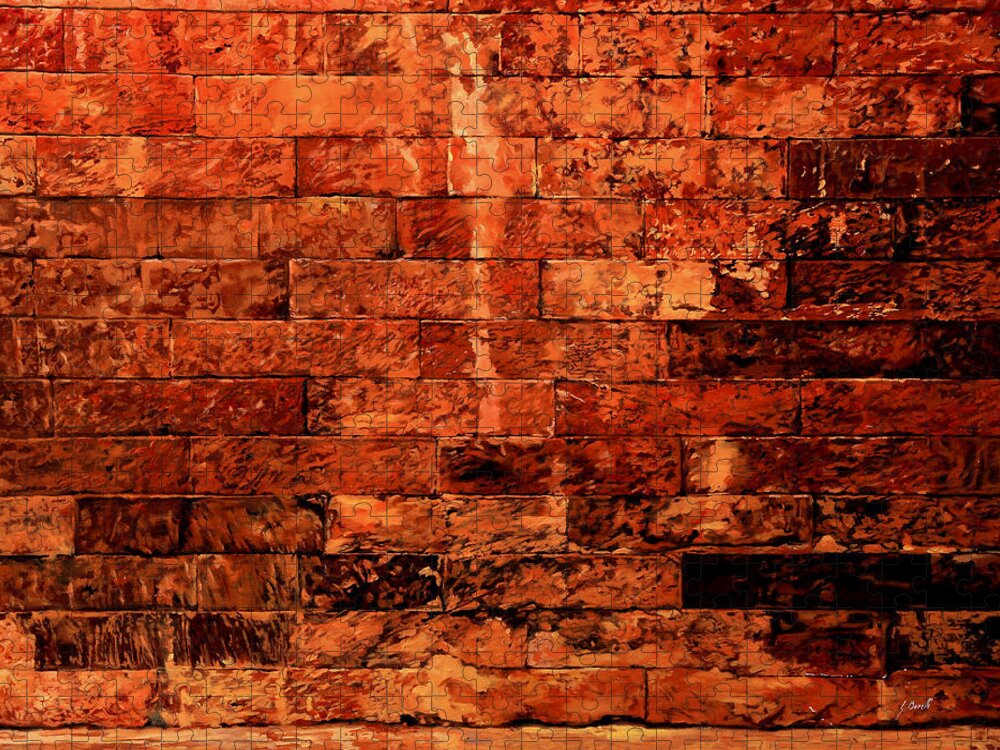 Wall Puzzle featuring the painting Un Po' Per Ridere by Guido Borelli