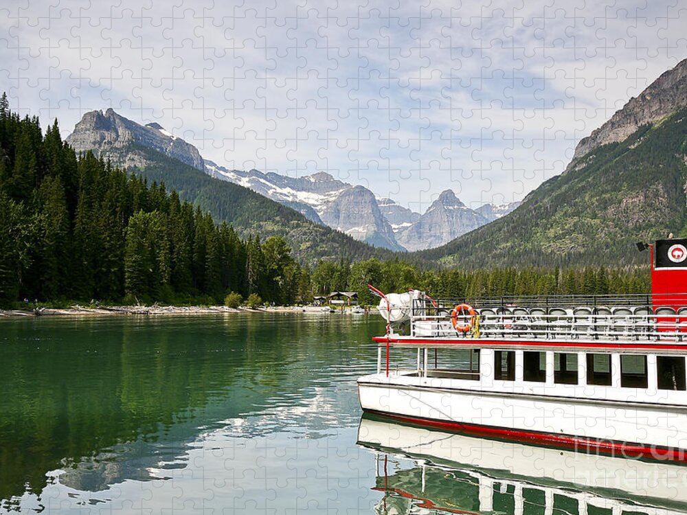 Waterton Lakes National Park Jigsaw Puzzle featuring the photograph Upper Waterton Lakes by Teresa Zieba