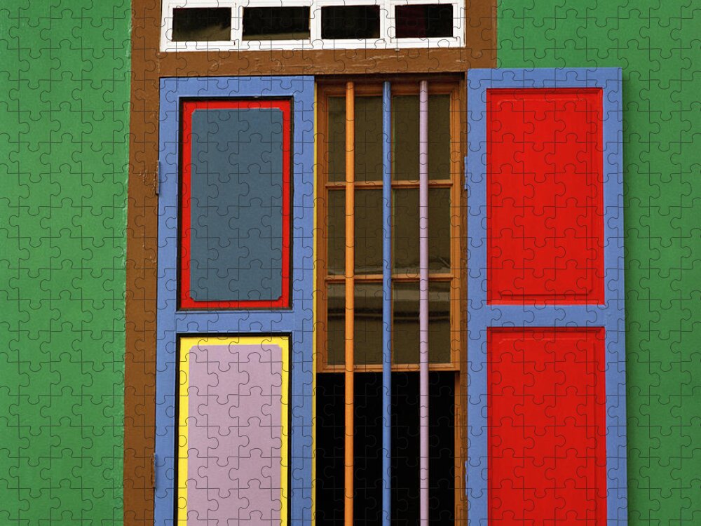 Green Jigsaw Puzzle featuring the photograph Urban Creativity by Shaun Higson
