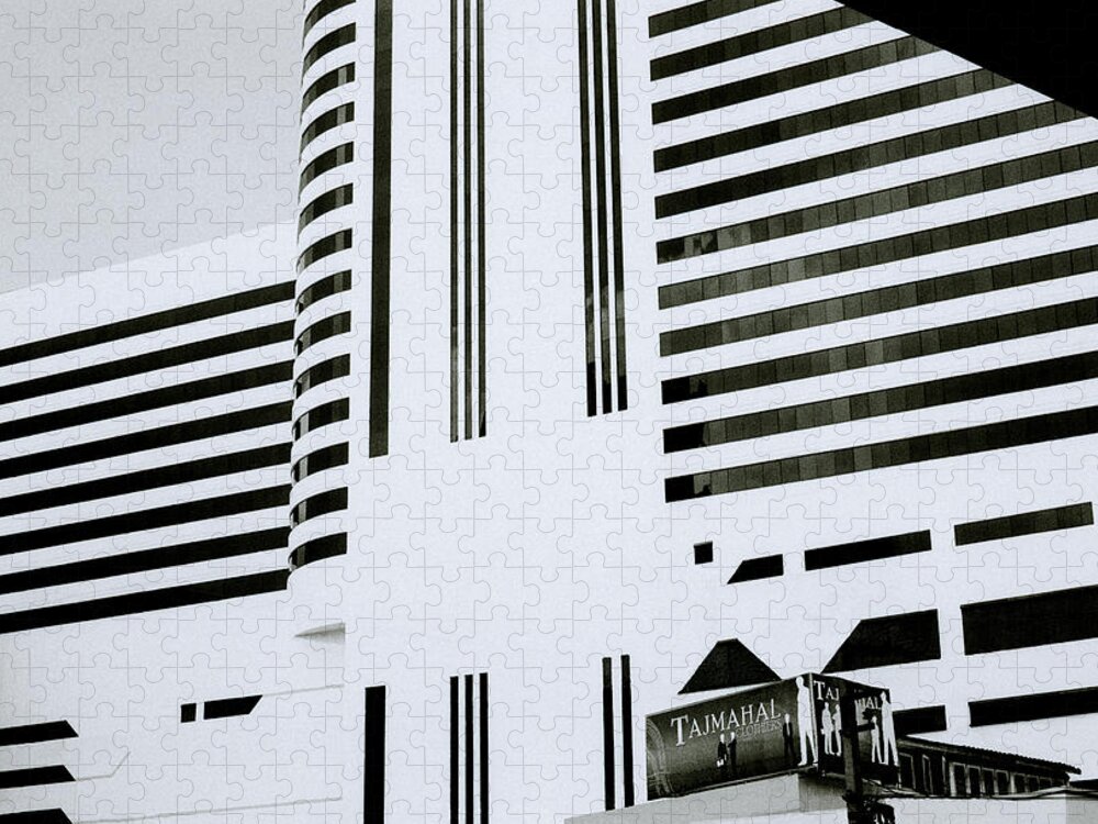 Future Jigsaw Puzzle featuring the photograph Urban Modern Geometry by Shaun Higson
