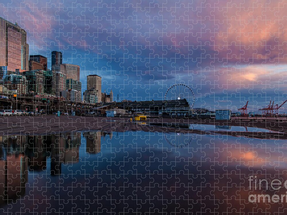 Seattle Jigsaw Puzzle featuring the photograph Urban Serenity by Mike Reid