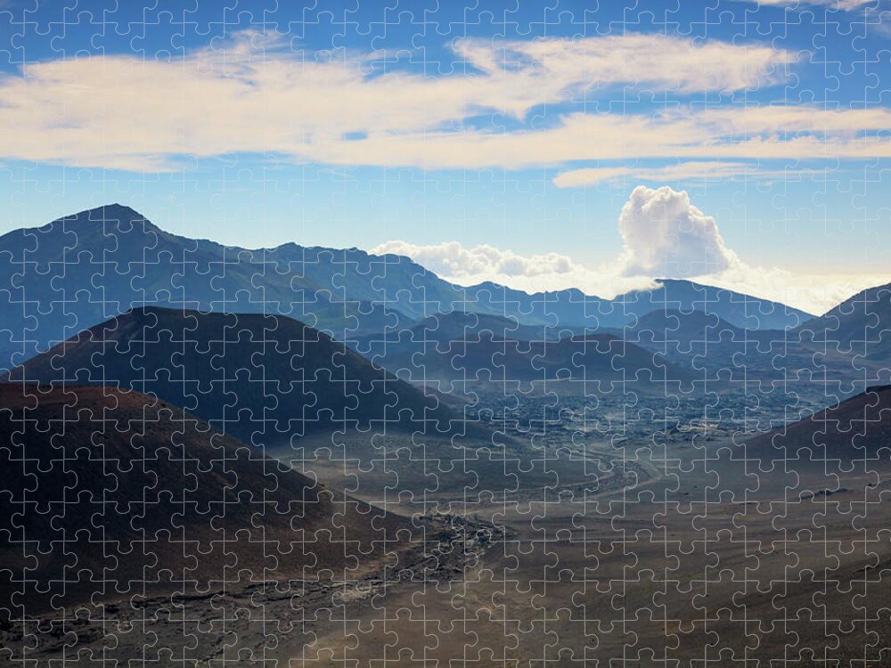 Tranquility Jigsaw Puzzle featuring the photograph Usa, Hawaii, Maui, Haleaka National Park by Michele Falzone
