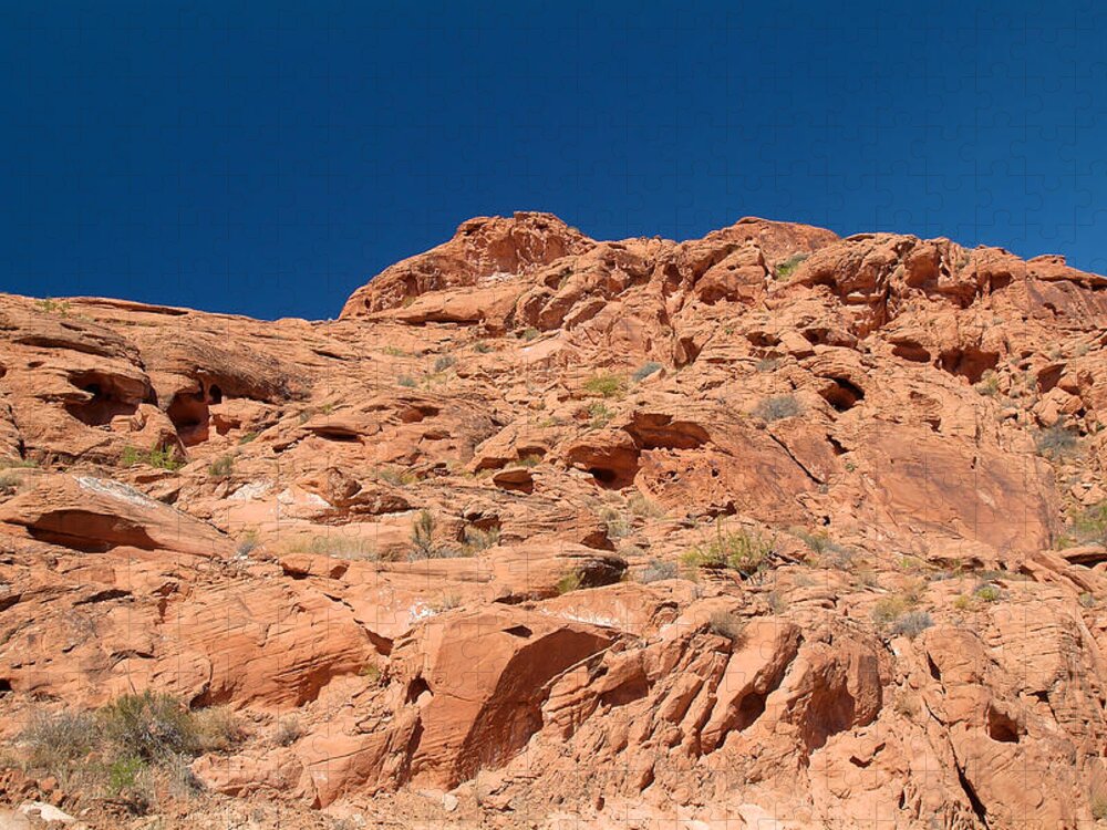 Valley Of Fire Jigsaw Puzzle featuring the photograph Valley of Fire 10 by Richard J Cassato