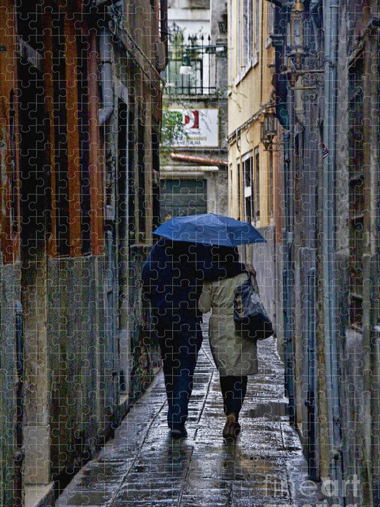Europe Jigsaw Puzzle featuring the photograph Venice in the Rain by Crystal Nederman
