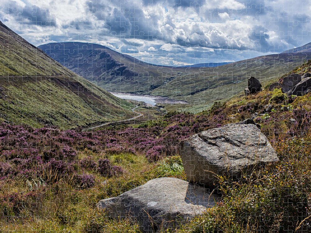 Silent Valley Jigsaw Puzzle featuring the photograph View from Ben Crom by Nigel R Bell