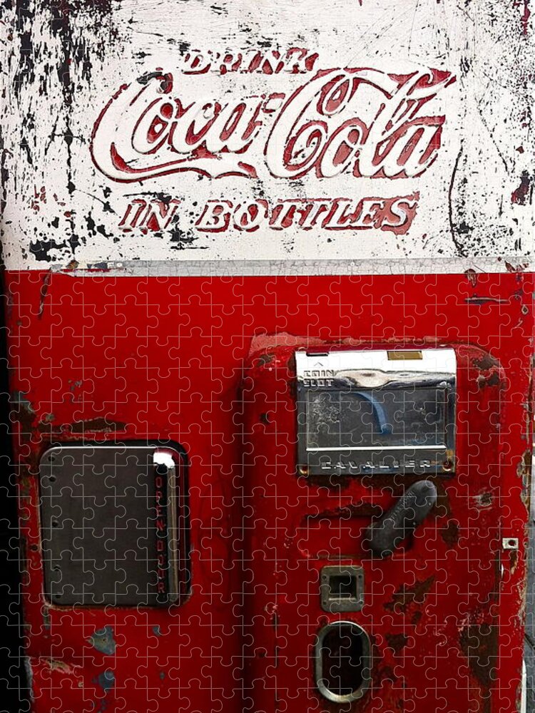 Vintage Coca Cola Jigsaw Puzzle by Denise Mazzocco - Pixels