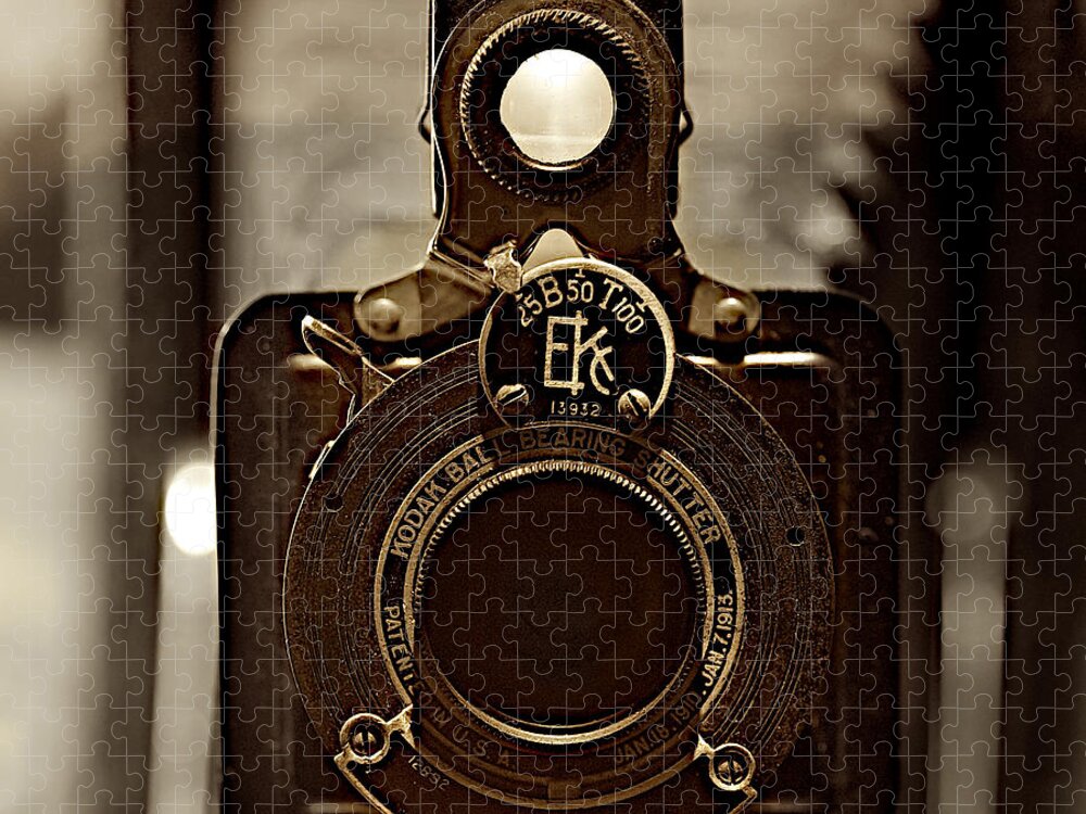 Kodak Jigsaw Puzzle featuring the photograph Vintage Kodak by Pam DeCamp