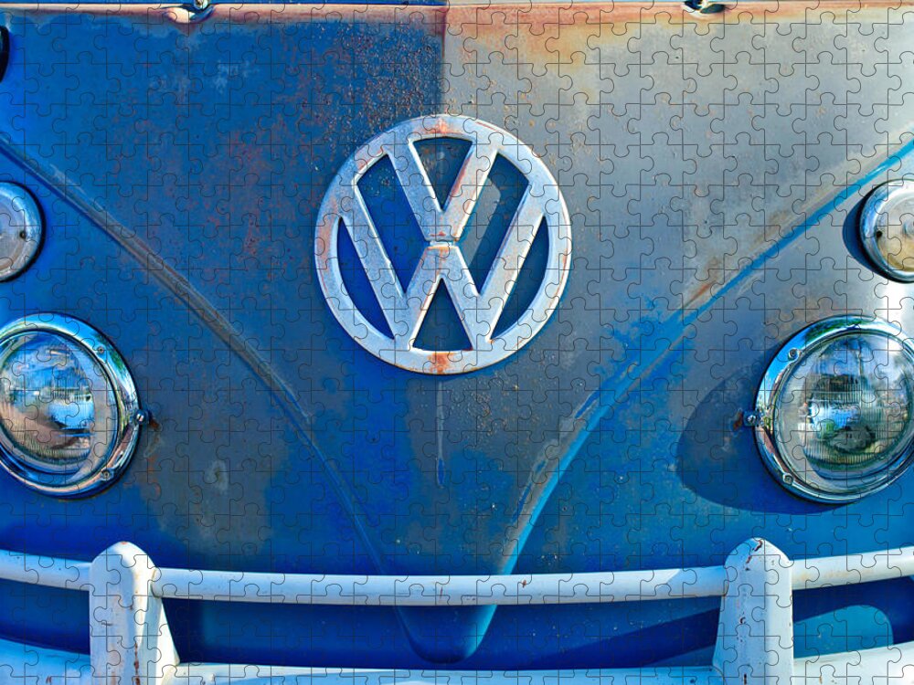 Volkswagen VW Bus Front Emblem Jigsaw Puzzle