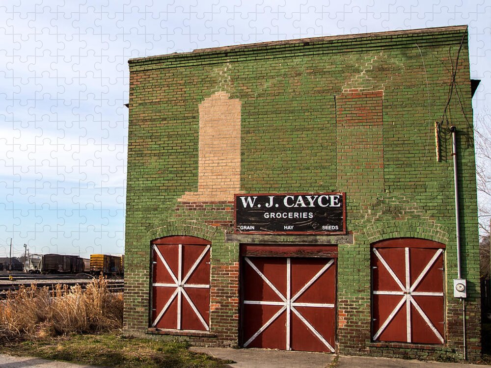 Old Jigsaw Puzzle featuring the photograph W. J. Cayce Store by Charles Hite