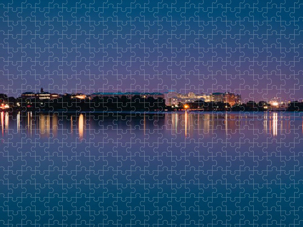 Washington Dc Jigsaw Puzzle featuring the photograph Washington Skyline by Sebastian Musial