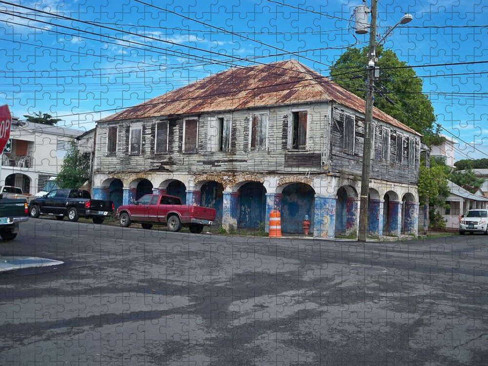 Building Jigsaw Puzzle featuring the photograph Weathered by Nancy Graham