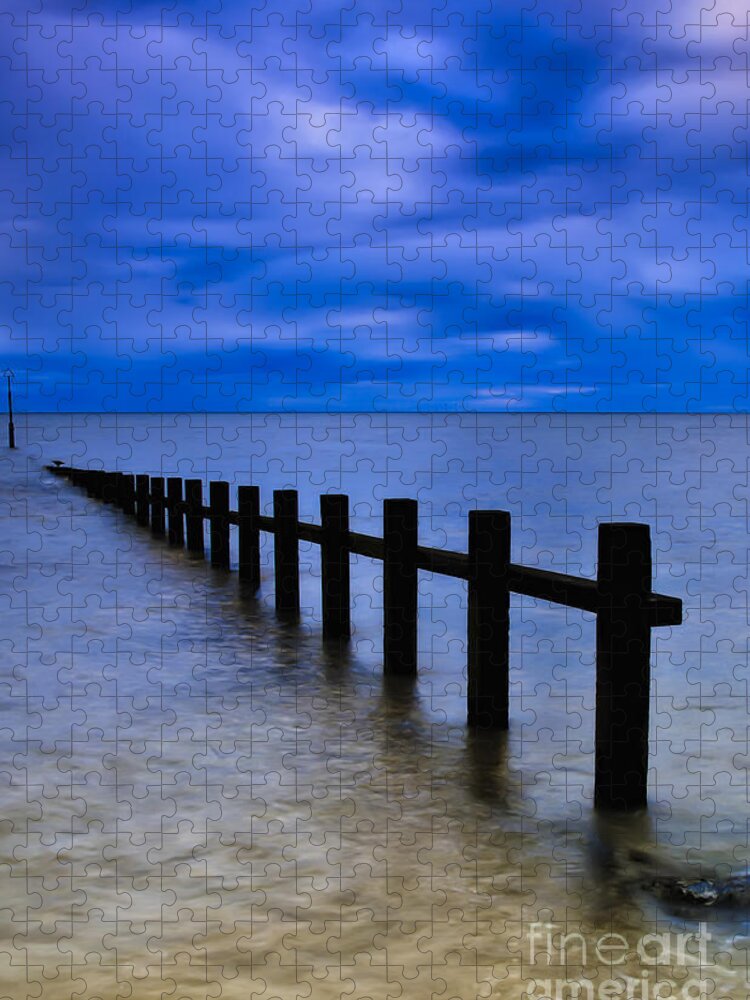 Beach Jigsaw Puzzle featuring the photograph Welsh Seascape by Adrian Evans