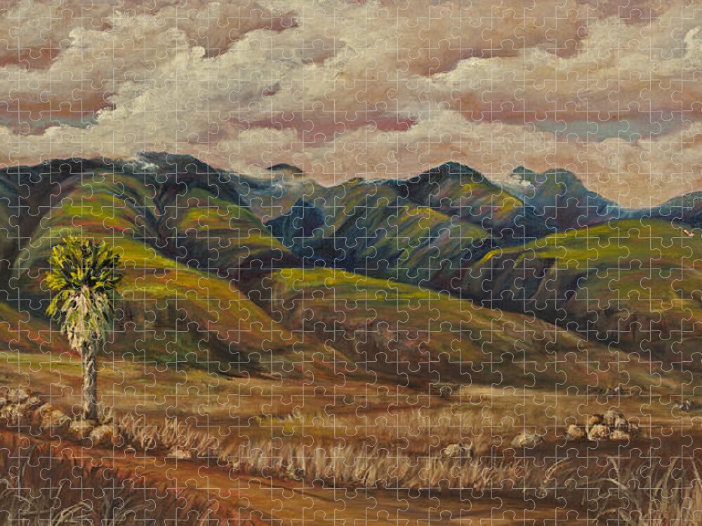 Landscape Jigsaw Puzzle featuring the painting West Maui Splender by Darice Machel McGuire