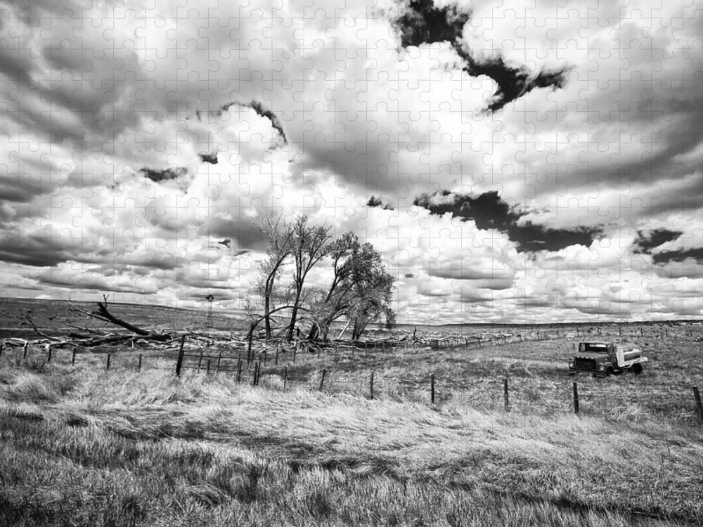 Jay Stockhaus Jigsaw Puzzle featuring the photograph Western Kansas by Jay Stockhaus