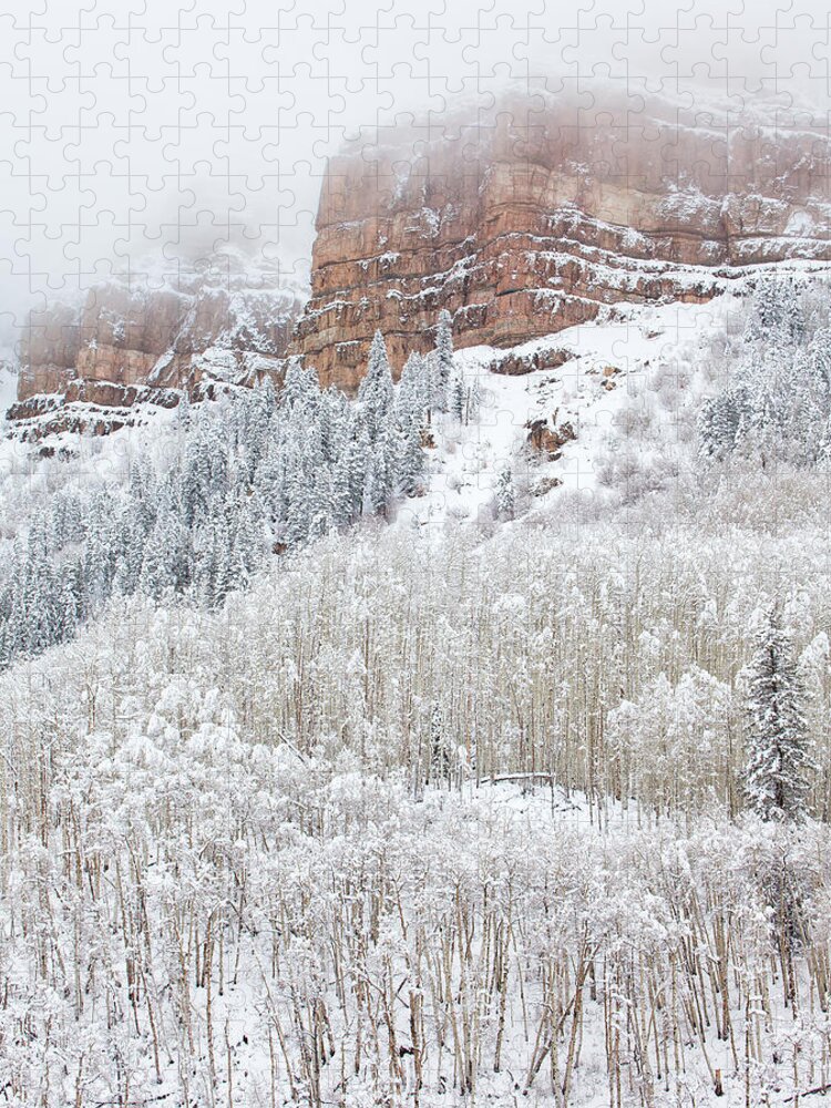  River Jigsaw Puzzle featuring the photograph When Winter Falls by Darren White
