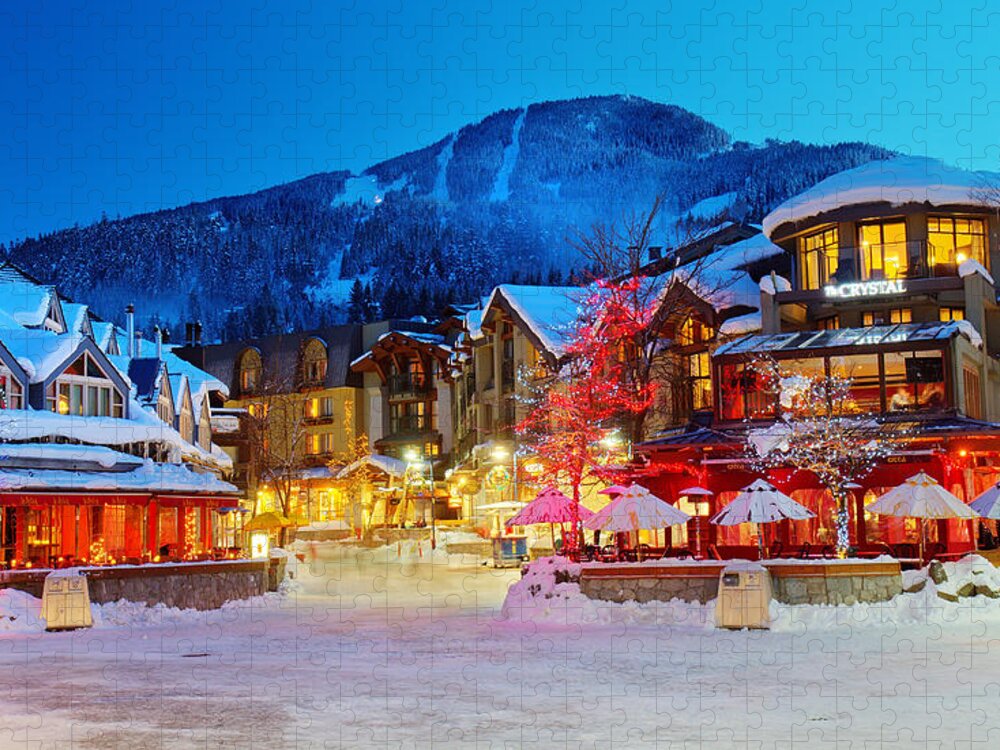 Whistler Jigsaw Puzzle featuring the photograph Whistler Village by Pierre Leclerc Photography